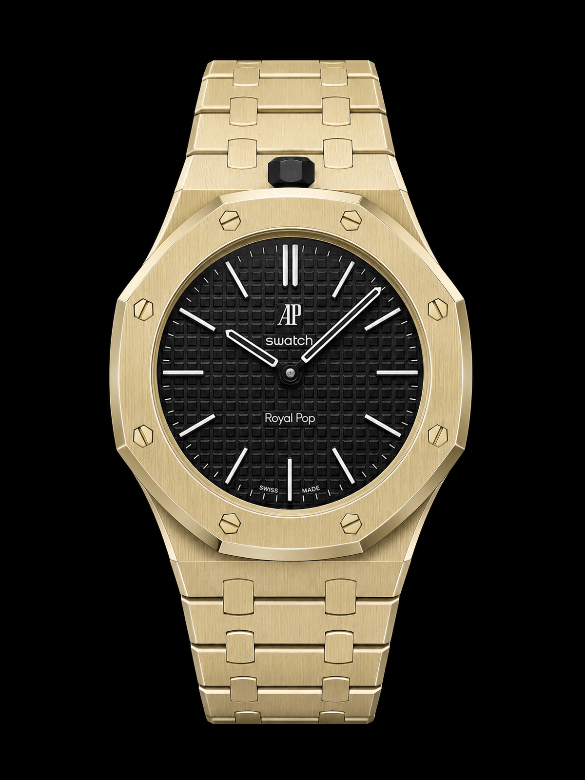 YELLOW GOLD PVD Royal Pop Conversion Case, Bezel + Bracelet [PRE-ORDER]