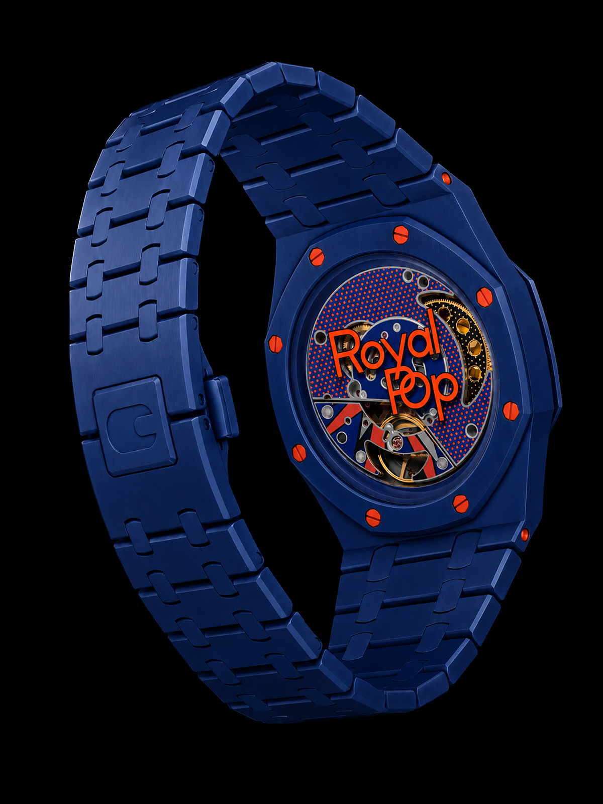 RoyalPop Watch Wrist Conversion Case & Bracelet Combo Matte Navy [PRE-ORDER]