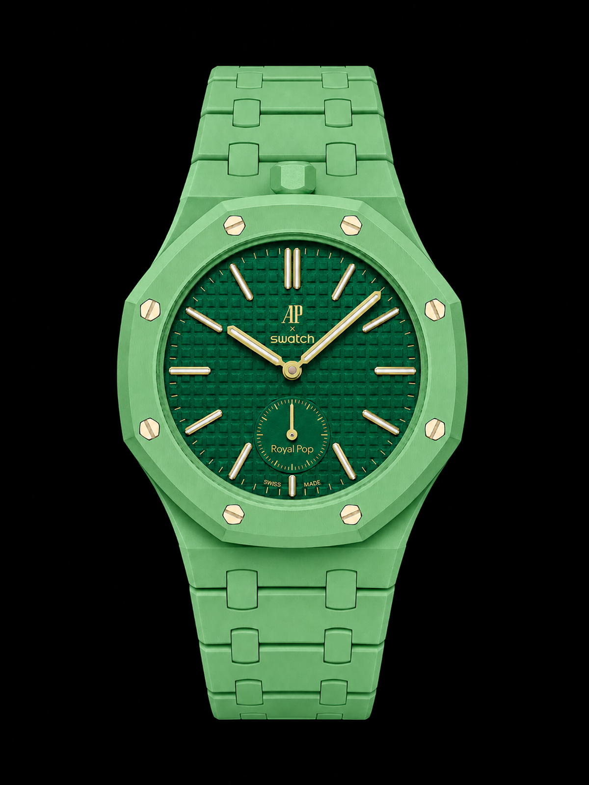 RoyalPop Watch Wrist Conversion Case & Bracelet Combo Matte Green [PRE-ORDER]