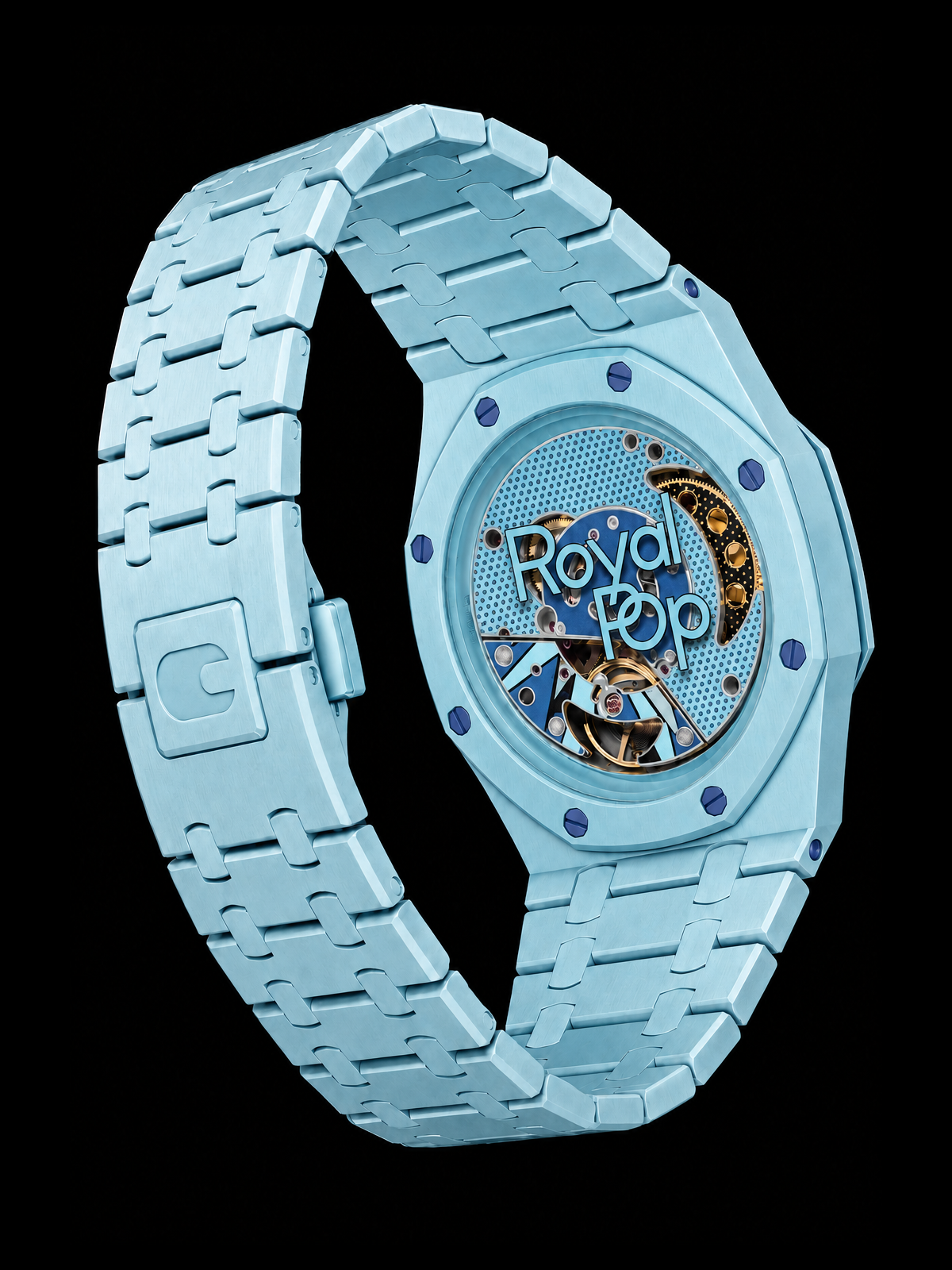 RoyalPop Watch Wrist Conversion Case & Bracelet Combo Matte BabyBlue [PRE-ORDER]