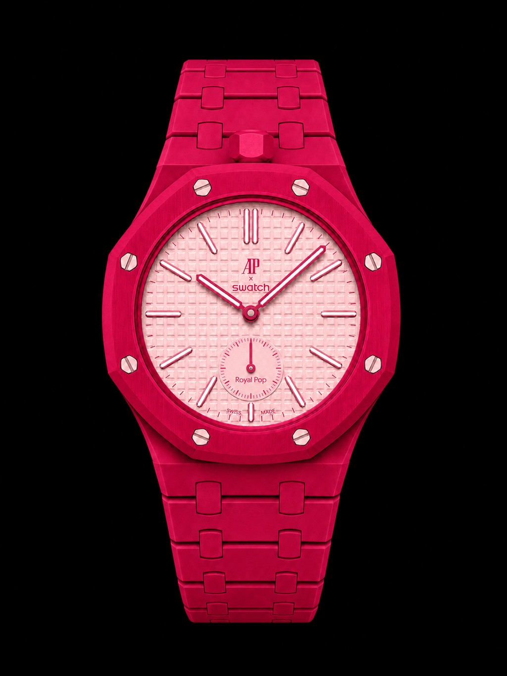 RoyalPop Watch Wrist Conversion Case & Bracelet Combo Matte RED [PRE-ORDER]