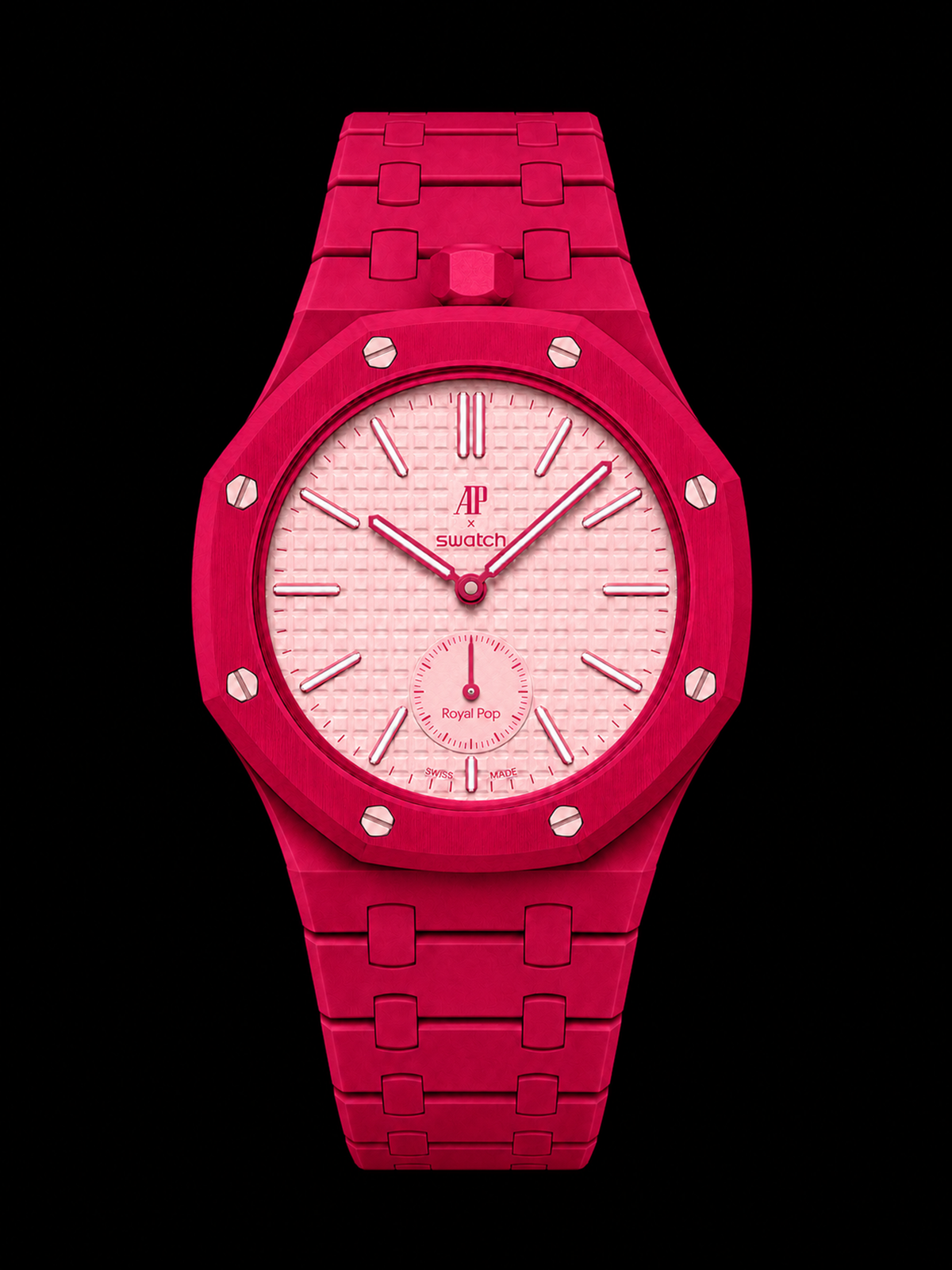RoyalPop Watch Wrist Conversion Case & Bracelet Combo Matte RED [PRE-ORDER]