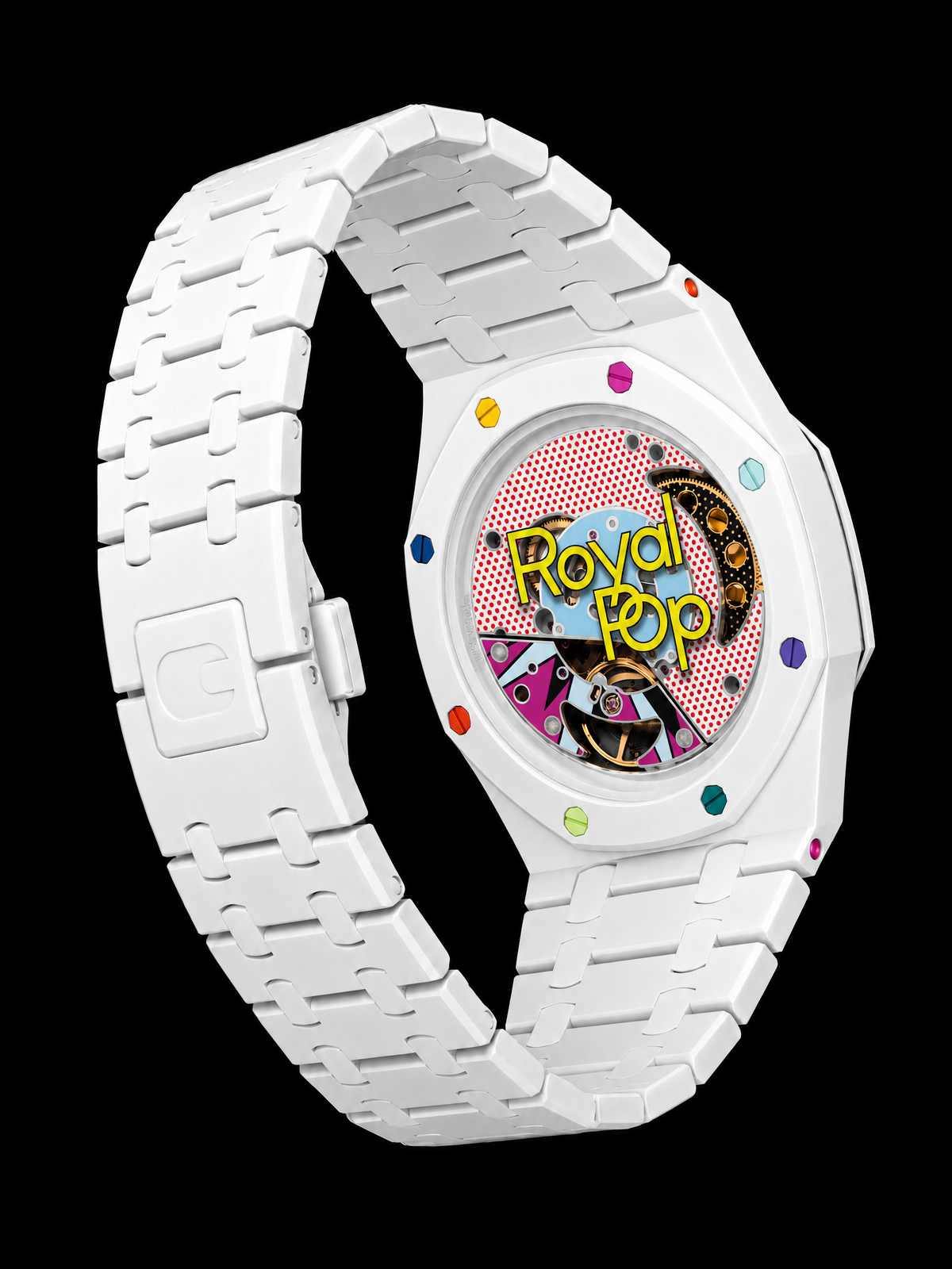 RoyalPop Watch Wrist Conversion Case & Bracelet Combo Matte WHITE [PRE-ORDER]