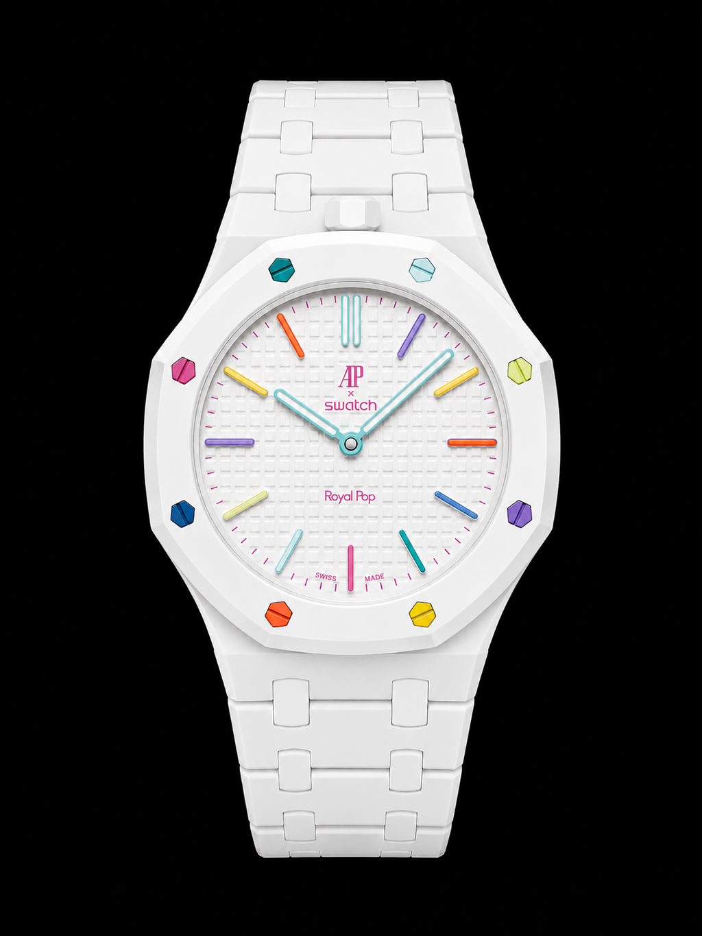 RoyalPop Watch Wrist Conversion Case & Bracelet Combo Matte WHITE [PRE-ORDER]