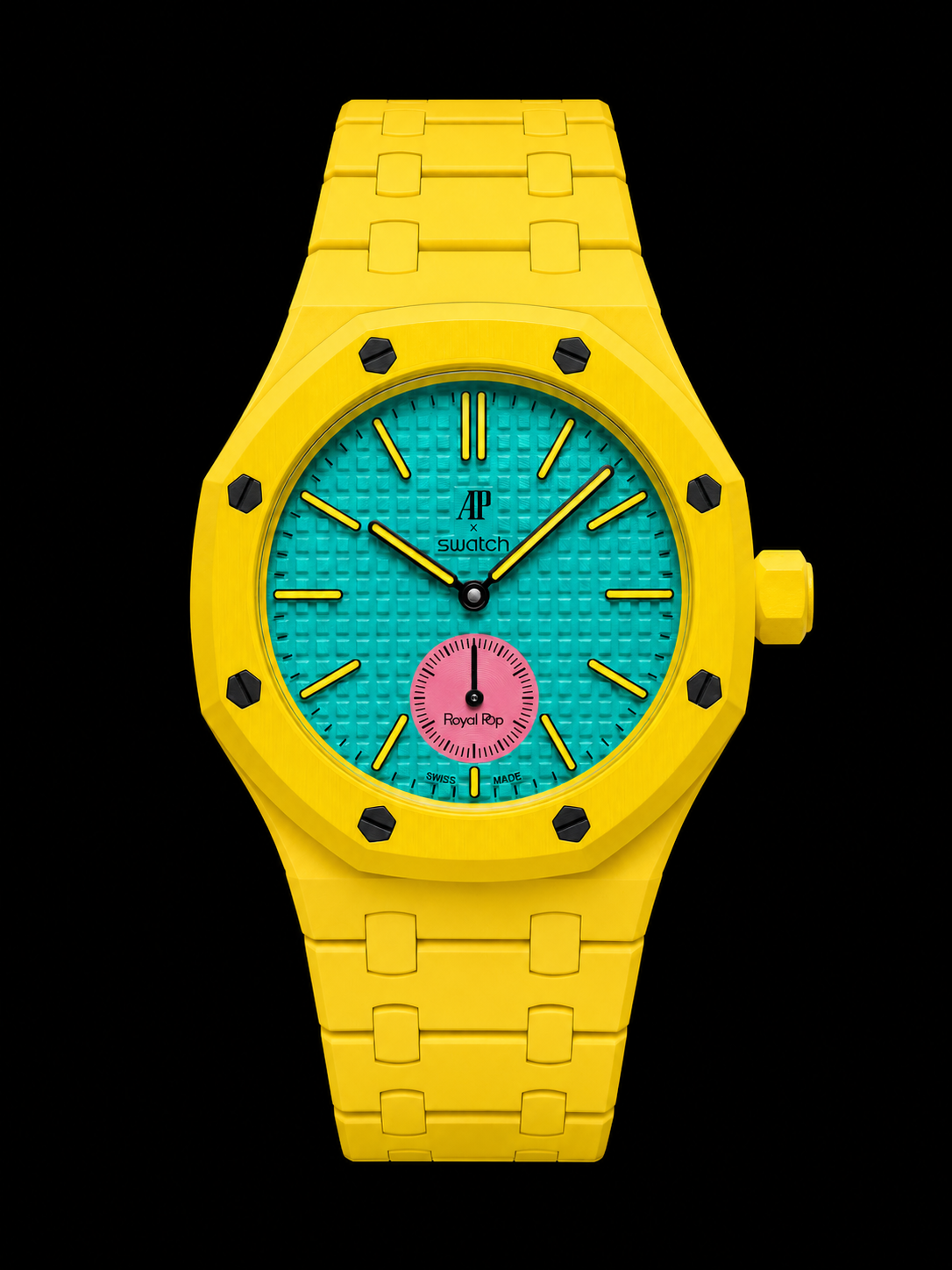RoyalPop Watch Wrist Conversion Case & Bracelet Combo Matte Yellow [PRE-ORDER]