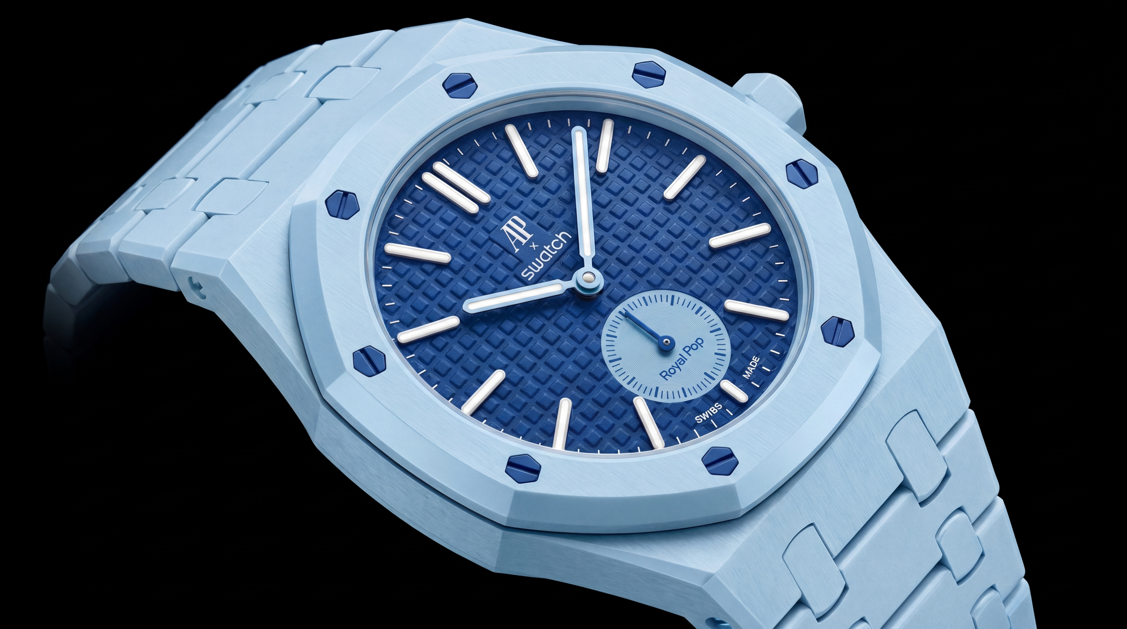 RoyalPop Watch Wrist Conversion Case & Bracelet Combo Matte BabyBlue [PRE-ORDER]